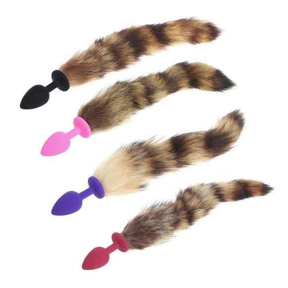 Cat tail butt plugs