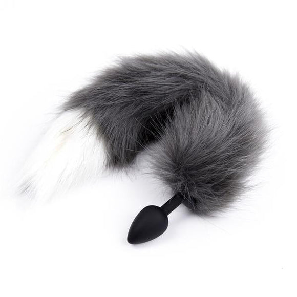 Wolf tail butt plugs