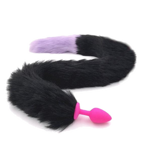 Realistic Vibrating Dildo Penis Silicone Tail Butt Plug