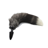 BROWN FOX TAIL METAL PLUG Tail Butt Plug