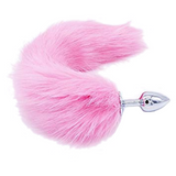 3 STYLES PINK GLASS CRYSTAL BUTT PLUG Tail Butt Plug