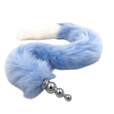 String Steel Anal Beads 2 Colors Tail Butt Plug