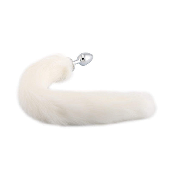 Fox Tail Plug, White 18