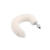 Fox Tail Plug, White 18"