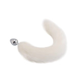 Fox Tail Plug, White 18"