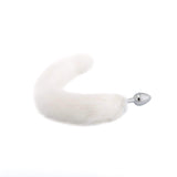 Fox Tail Plug, White 18"