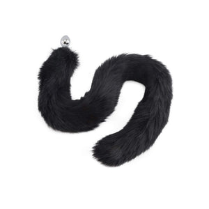 Fox Tail Plug, Black 32"