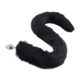 Fox Tail Plug, Black 32"