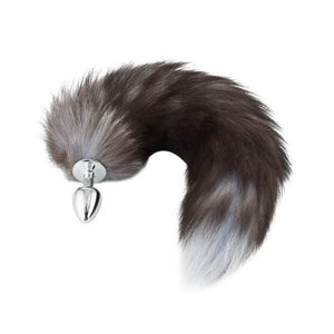 Fox Tail Plug, Gray 17"