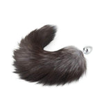 Fox Tail Plug, Gray 17"