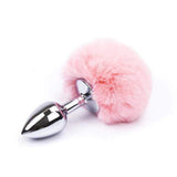 Bunny Tail Plug, Multi Color 3"