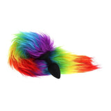 13" Stainless Silicone Rainbow Tail Plug