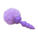 4 Piece Plug Silicone Selection 3 Colors Tail Butt Plug