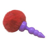 4 Piece Plug Silicone Selection 3 Colors Tail Butt Plug