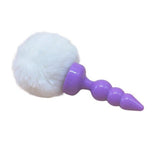 4 Piece Plug Silicone Selection 3 Colors Tail Butt Plug