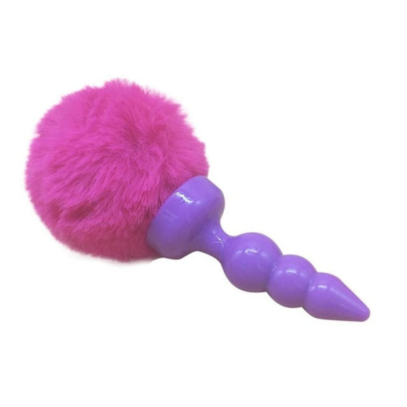 4 Piece Plug Silicone Selection 3 Colors Tail Butt Plug