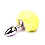 Bunny Tail Plug, Multi Color 3"